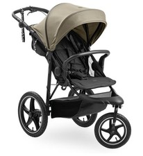 hauck 3-Wheel All Terrain Stroller with Raincover, XL Pneumatic Air Wheels, Mesh