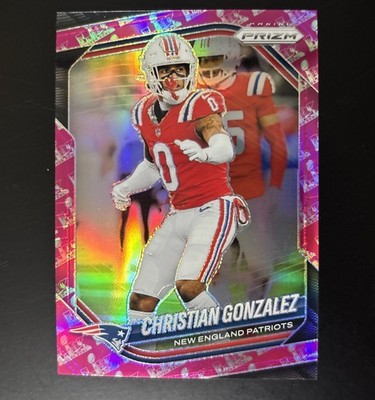 2025 Prizm Christian Gonzalez Super Bowl /60 Prizm - New England Patriots SSP