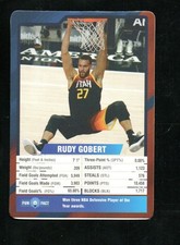 Rudy Gobert Utah Jazz 2025 Aamango NBA Basketball Game Card