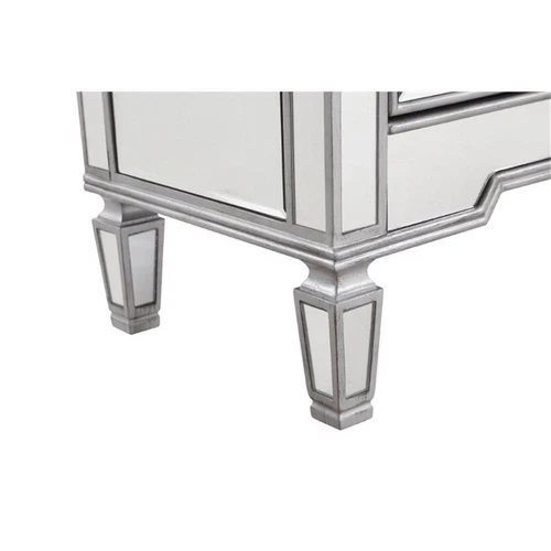 Elegant Lighting Chamberlan 6 Drawer Mirrored Dresser - Picture 8 of 8