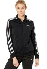 Adidas Essentials Warm-Up Slim 3 Striped Track Jacket Size XL- Black  Youth 