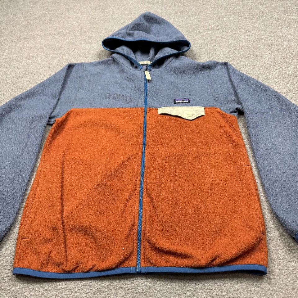 Chaqueta Polar Patagonia JUVENTUD Talla L 12 Años Naranja Cremallera Completa Exterior Foto 3 de 4