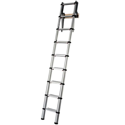 YOUNGMAN 301000 Teleskop-Loftleiter Aluminium 2,6 Meter / 8,53 Fuß,