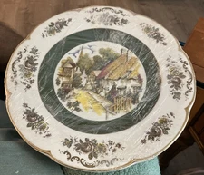 Ascot Service Plate By Wood and Sons England HouseandBridge Plate 10.5" NHH-939