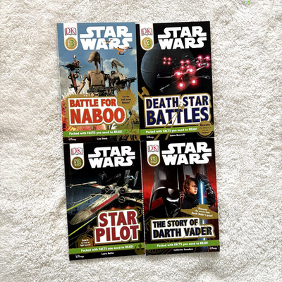 STAR WARS BEGINNING READERS 4 PB Books Level 3 Star Pilot, Death Star Battles