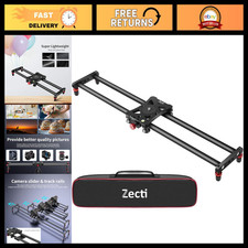 Adjustable 24" Carbon Fiber Camera Slider Dolly Track for Smooth Video Shots