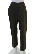 Giorgio Armani Womens Brown Wool Dress Pants Size 44