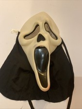 Vintage Scream Ghost face Mask Marked Easter Unlimited INC. No Hood COSTUME 2010