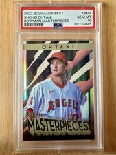 2022 Bowman's Best Shohei Ohtani PSA 10 GEM MINT “Masterpieces” Card #BM-4