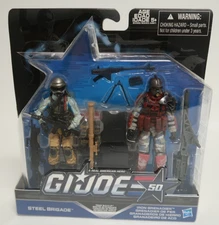 GI Joe 50th Anniversary Troop Build Up Steel Brigade & Iron Grenadier Figures