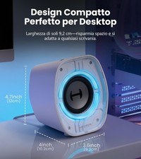 Edifier G1000 II Casse per Computer Gaming, Driver Full-Range da 2,5",Bluetooth