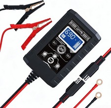 Battery Charger 2-Amp 6V/12V Smart Trickle Charger for Car - Battery Maintain...