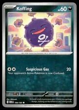 Koffing 109/165 Common 151 Pokemon Lightly Played