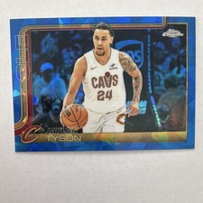Topps Chrome Sapphire 2025 Jaylon Tyson #50 Cleveland Cavaliers Basketball NBA