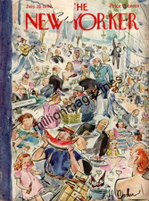 1940 New Yorker July 20 - International Food Court at the World's Fair - Barlow