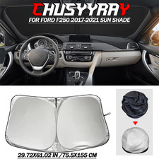 Heat Blocking Sun Shade For Ford F250 2017-2021 - Quick Setup