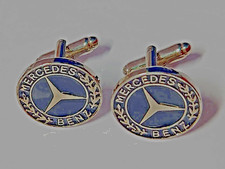 CUFFLINKS PLATINUM FILLED/MERCEDES-BENZ/NOVELTY CUFFS for  SOME ONE Stylish/UK/S