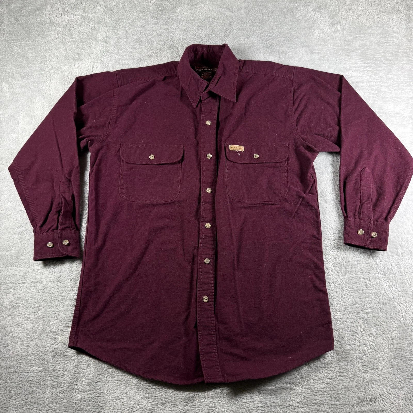 Five Brother Shirt Mens Medium Red Chamois Flannel Workwear Outdoor Hunting
Opens in a new window or