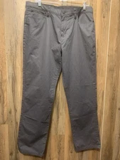 Mens Weather Proof WP The Trail Utility Pants Forged Iron Size 34x30 Stretch