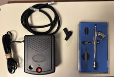 Multi-Purpose Air Brush Kit with Mini Air Compressor, Gravity Feed Airbrush