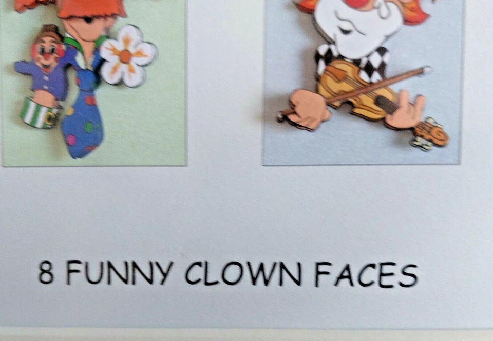 8 Funny Clown Faces (2009) Rob Eric (2013*) Freund von James Rizzi 3D POP ART - Bild 3 von 4