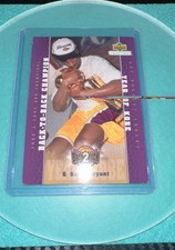 2001-02 Upper Deck Collectibles Lakers Back to Back Champions Kobe Bryant #LA 16