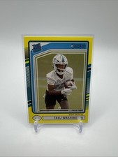 Tahj Washington 2024 Donruss - Yellow Press Proof #346 (RC) - Miami Dolphins