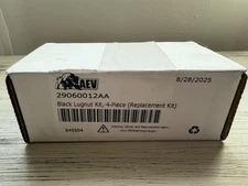 AEV Black Lugnut Kit UNOPENED 4 Piece 14x1.5 OE Style 7/8 Hex 1.78 29060012AA