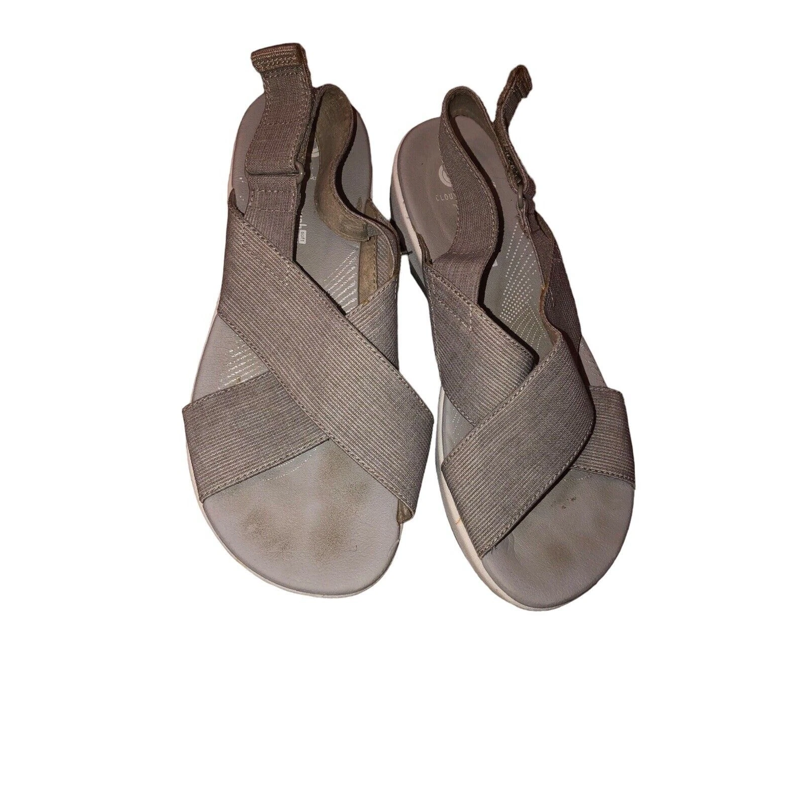 Sandali Clarks Cloudstepper donna 6 M Arla Kaydin slingback 15906 L sandalo grigio