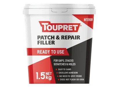 Toupret gebrauchsfertige Flicken Reparatur 1,5 kg Lücken Risse Kratzer Loch TOUFGRP15GB