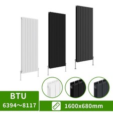Horizontal Vertical Designer Radiator Oval Column Flat Panel Central Heating