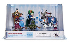 Set di 10 Incantevoli Personaggi di Olaf's Frozen Disney in PVC  (da..
