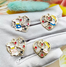 40 pcs Cartoon princess Charm Pendant DIY Bracelet Earring Jewelry Making