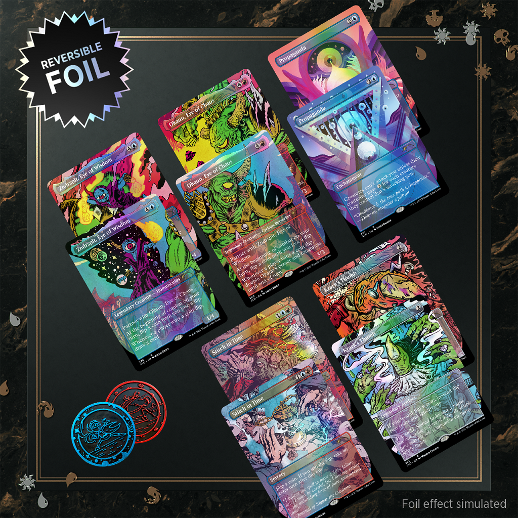 マジック：ザ・ギャザリング secret lair HEADS I WIN,TAILS YOU LOSE MTG Secret Lair Heads I Win, Tails You Lose Deck | eBay