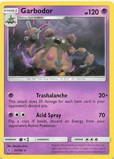 Garbodor 51/145 Rare Guardians Rising Pokemon Near Mint