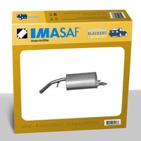 Imasaf Auspuff Endtopf + Anbauteile für Hyundai I10 1.0 + LPG 10/2015-