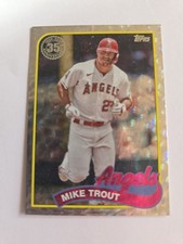 2024 Topps Series 1 - 1989 Topps Baseball Foil Mike Trout #89B-70