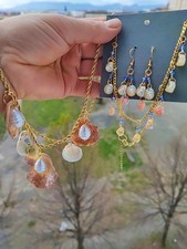 Colliers Pendentif Coquillage Naturel Fait Maison, Accessoires Style Marin, Hand