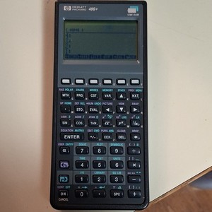 Hewlett Packard 48G+ Graphing Scientific Calculator LCD Programmable w/ Case