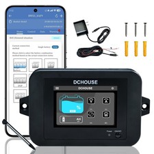 DC HOUSE 4-Way Bluetooth Lithium Battery Monitor,Range 8-75V Custom Alarm L...
