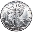1944 D Walking Liberty Half Dollar UNCIRCULATED BS45