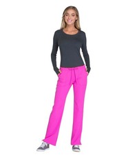 HeartSoul Glam Fuchsia Scrubs Heart Breaker Low Rise Large Pants 20110 NEW