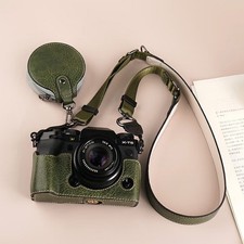 For Fujifilm XT-5 Camera Bag XT5 Leather Dock Case Base Protection Cover shell