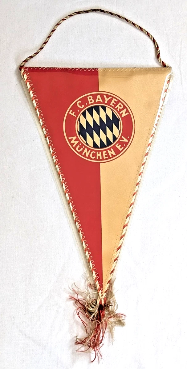 Fanion FC Bayern Munich Vintage - Pennant / Wimpel De Collection - Occasion