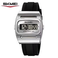 SKMEI Solar Digital Sports Watch LED Waterproof Men Luxury Watch Gift