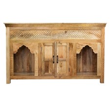 Konsolentisch Priya Indische Kommode Sideboard Konsole Natur Holz 165 cm 