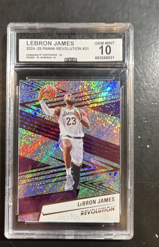 2024-25 Panini Revolution - LeBron James #31 Philadelphia 76ers! CCG 10 Gem Mint