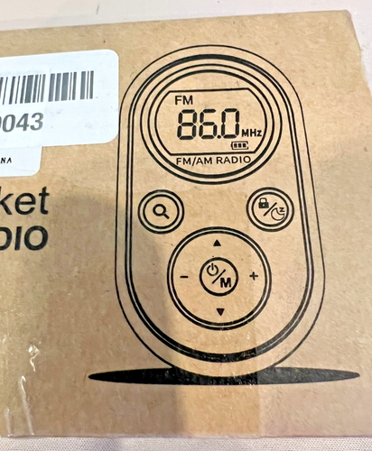 Radio portátil AM FM transistor de bolsillo recargable batería de larga duración estéreo - Imagen 3 de 4