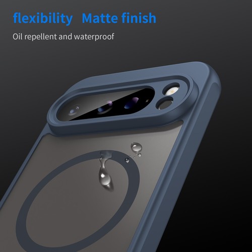 For Google Pixel 9A/9/9Pro/9Pro XL Mag Safe Translucent Shockproof Rugged Case - 第 29/41 張圖片