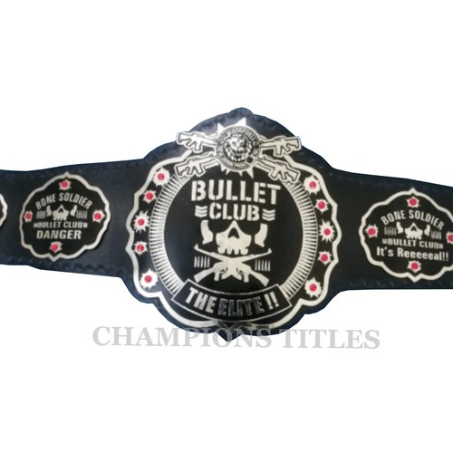 Bullet Club The Elite 2/ 4mm Zinc Heavyweight Wrestling Championship  Title Belt - Foto 1 di 8